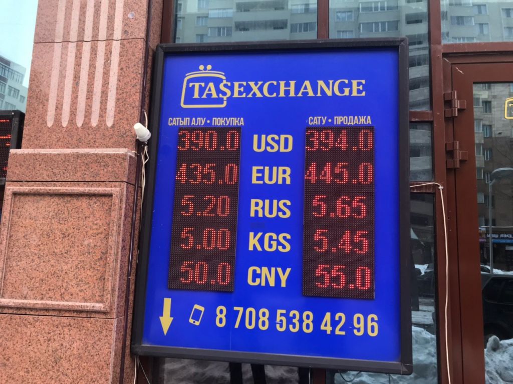 Курс валют к рублю тенге на сегодня