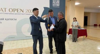 Победитель областного шахматного турнира камыстинец Саркен Куанышбаев примет участие в полуфинале «Senat Open»