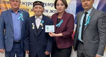 Жанкелдин ауданында Ұлы жеңістің 80 жылдығына орай Тыл ардагерлеріне құрмет көрсетілді