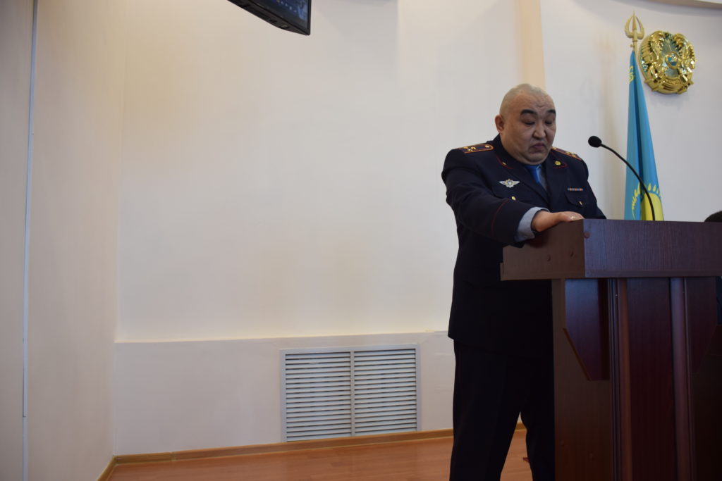 Начальник РОП, полковник полиции Кайрат Абдикаликов. Фото автора