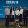Награжденные школьницы из Пресногорьковки